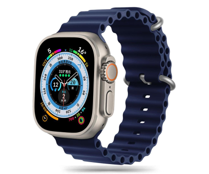 Pasek i akcesoria do zegarków TECH-PROTECT Iconband Pro do Apple Watch 44/45/46/49 mm Midnight Blue